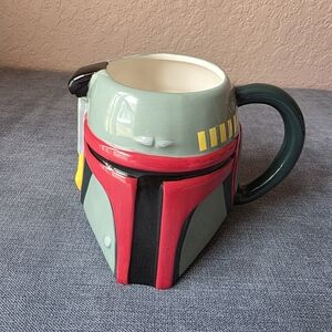 Star Wars Boba Fett Mug - Red, Green, Yellow